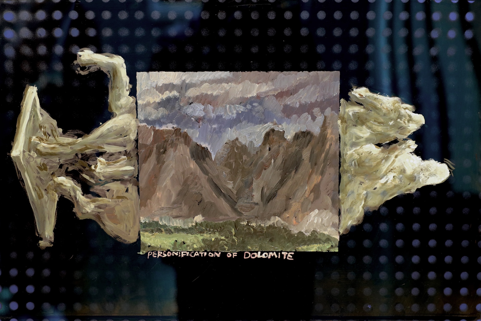 唯物可可——化峰:不锈钢油画:60x40cm:2020