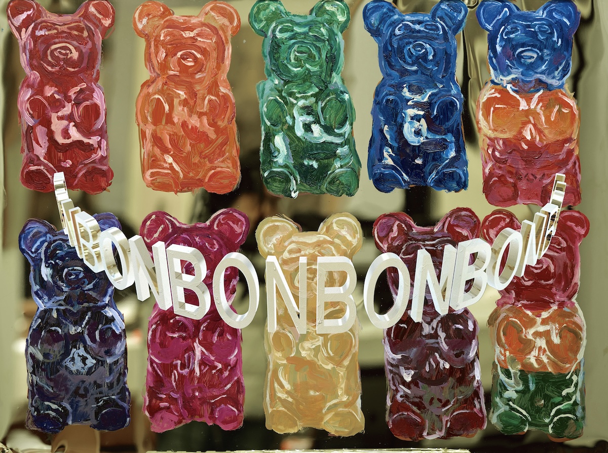 唯物可可——BONBONBONBONBONBON:不锈钢油画:2020