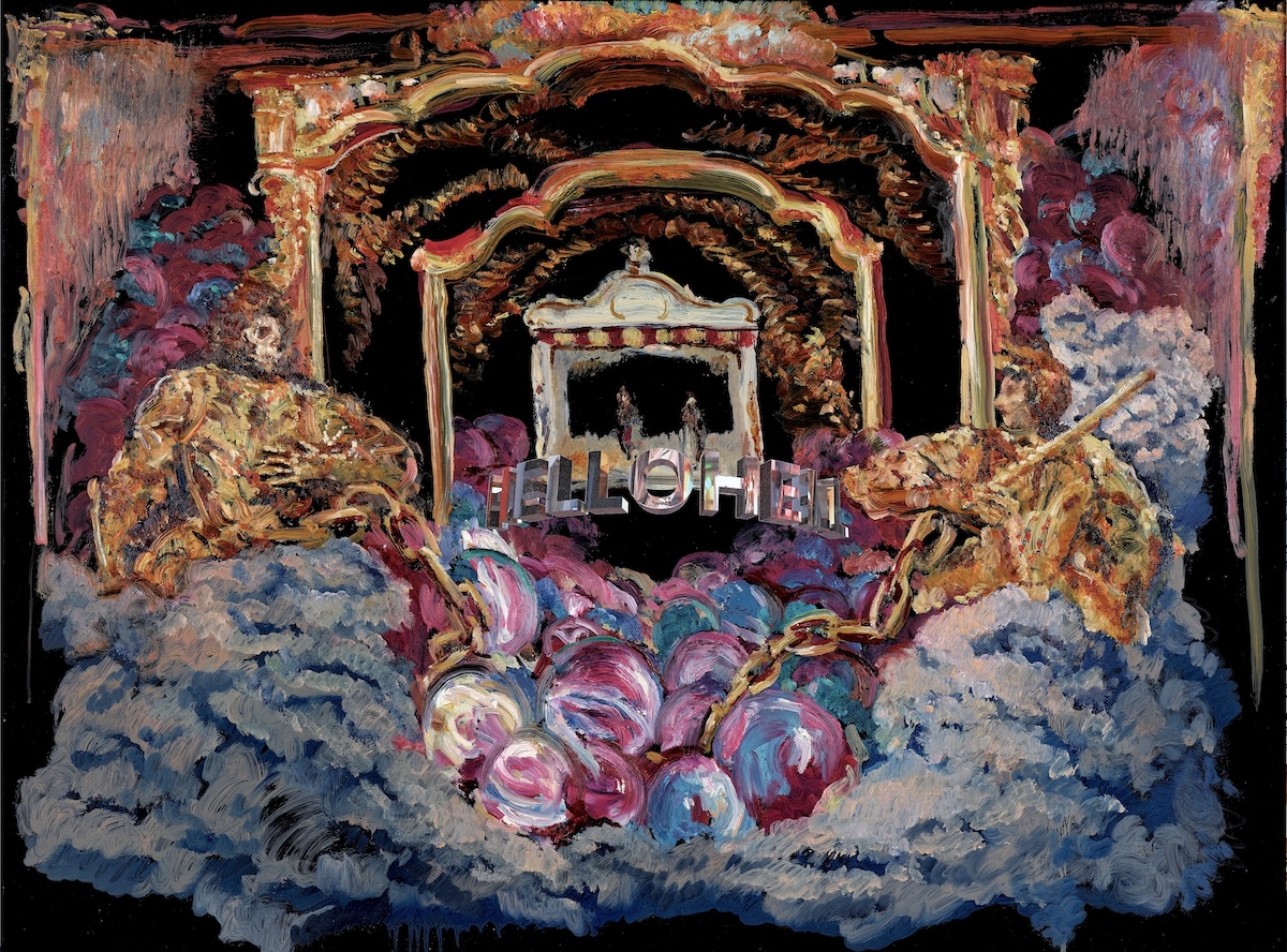 唯物可可——HE=ellohell:不锈钢油画:80x60cm:2020